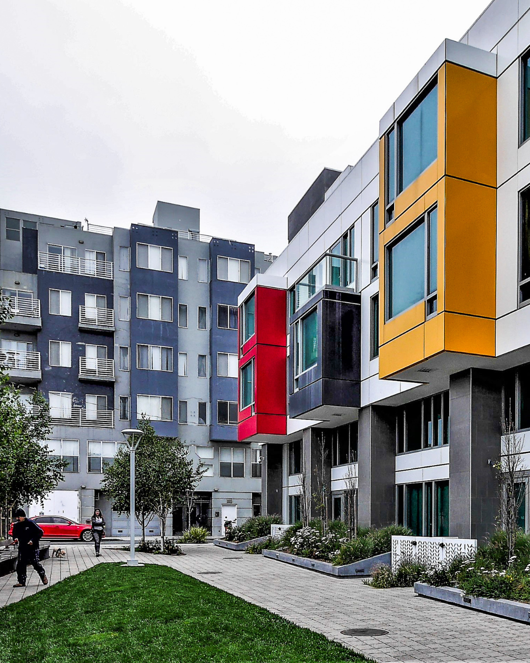 Modern facility exterior